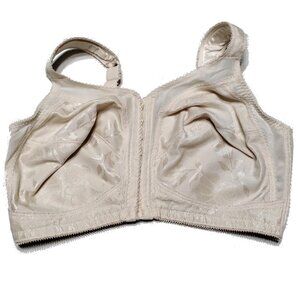 ✔️38DDD Playtex 4695 18 Hour Supportive Flexible Back Front Close Wireless Bra